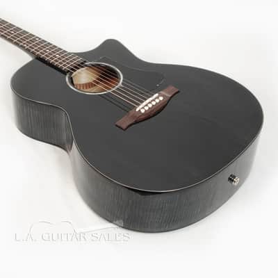 Eastman PCH3-GACE-TBK Trans Black Spruce Maple GA with Fishman Electronics @ LA Guitar Sales image 3