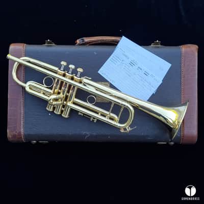 0.462 Mt Vernon Vincent Bach Stradivarius Lightweight STAR 25 trumpet case mouthpiece  gamonbrass image 7