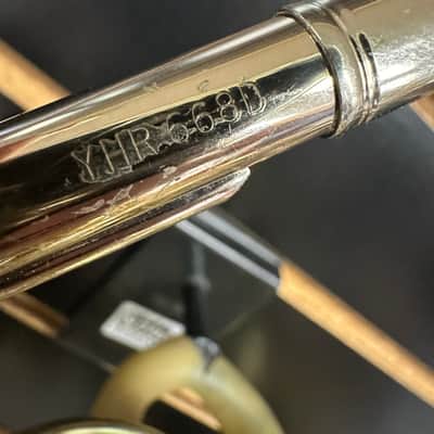 Yamaha YHR668D Double French Horn 80s-90s - Yellow Brass image 6