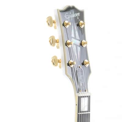 Epiphone Inspired by Gibson Custom Les Paul Custom Alpine White [23121500406] (06/15) image 11