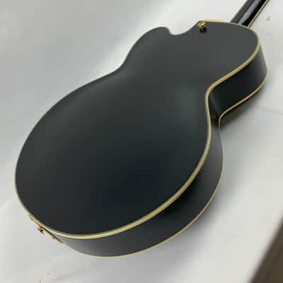 Ibanez PM3C Pat Metheny Signature Hollowbody Electric Guitar Black Low Gloss + Hardshell Case B-Stock image 15