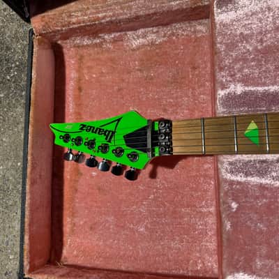 Ibanez JEM777-LG Steve Vai Signature with Edge Tremolo 1987 - 1988 - Loch Ness Green image 4