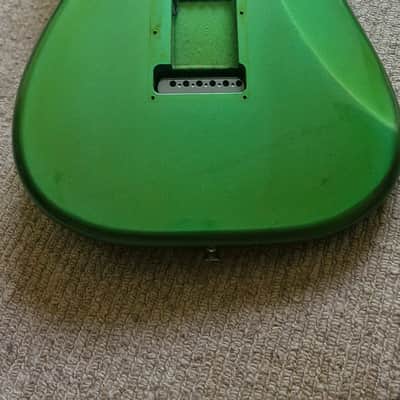 Fender Stratocaster Body Green image 5