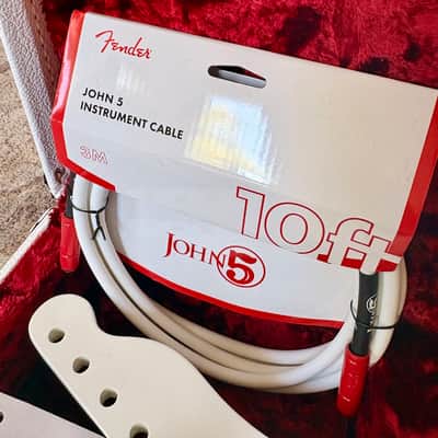 Fender John 5 Signature Ghost Telecaster 2023 White Project image 4