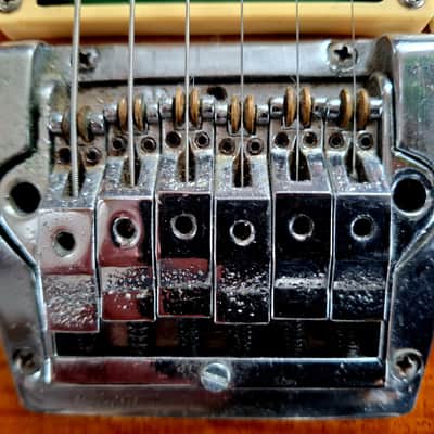 Rare Vintage 1989 Hohner L59T Single Cut Model With Set Neck And Tremolo image 3