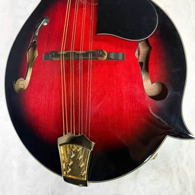 Washburn M3SWE Americana Series F-Style Mandolin with Electronics. Trans Wine Red M3SWETWRK image 3