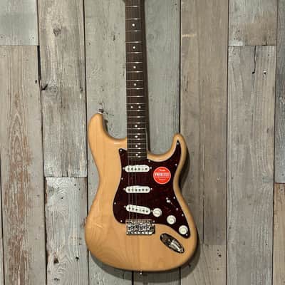 Squier Classic Vibe '70s Stratocaster Electric Guitar By Fender Natural, In Stock Includes Pro Setup & Ships Ultra Fast ! image 2