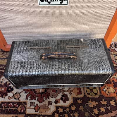 Vintage 1964 Selmer Truvoice Bassmaster 50 Croc Skin Valve Amplifier Head *1960s* image 4