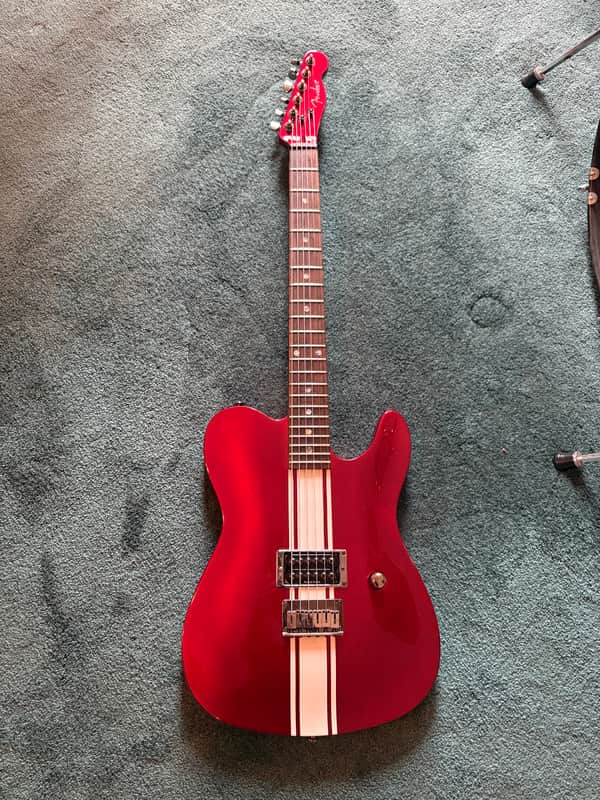 Fender Special Edition Set-Neck Esquire Custom GT 2003 - Crimson Red Metallic image 1