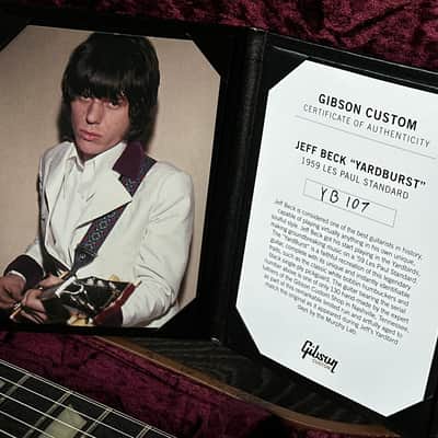 Gibson Gibson Custom Jeff Beck YardBurst 1959 Les Paul Standard image 5