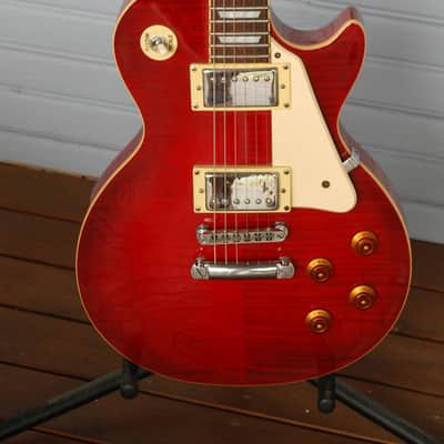 1999 Korean Epiphone Les Paul Standard - Flamed Cherry w/ OHSC image 3