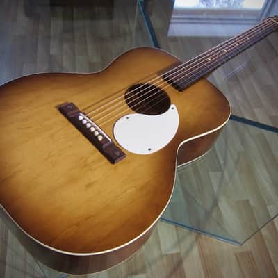 Airline Acoustic Guitar Concert Sized by Kay of Chicago for Montgomery Wards Circa-1960s Sunburst image 7