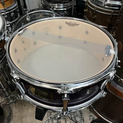 Pork Pie 5x13 Inch Maple Snare in Purple Satin (2001) image 13