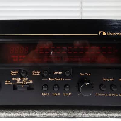1995 Nakamichi DR-1 Discrete 3-Head Cassette Adjustable Azimuth Playback Deck 1-Owner Like New, Made in Japan Complete Serviced 08-20-2026 Excellent #586 image 3