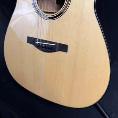 Yamaha TAG1E TransAcoustic Dreadnought Acoustic-Electric Guitar Gloss Natural w/ Soft Case image 8