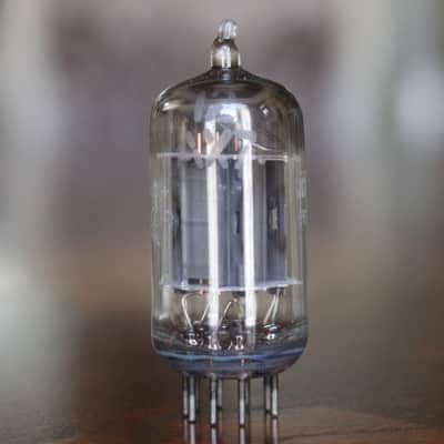 GE 12AX7 NOS Tube - 1950's - Long Plates - U Getter - Copper Grid Posts - Balanced - Awesome image 1