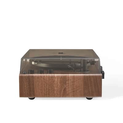Crosley CR6046A 2-Speed Stave Turntable Record Player - Walnut and Gold-NEW image 11