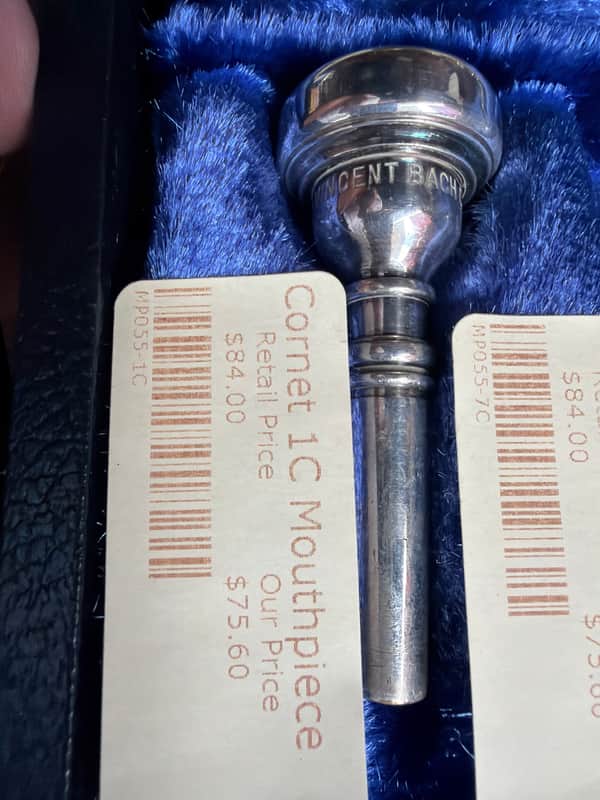 Bach Cornet 1C Mouthpiece 2010’s - Silver image 1