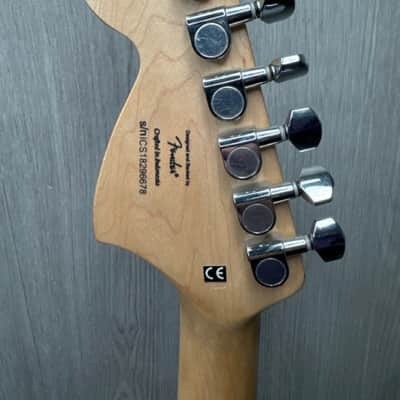 Fender Squier Affinity Stratocaster Electric Guitar Surf Green image 6