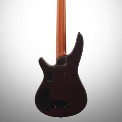Ibanez SRH505 Bass Workshop Fretless Electric Bass, 5-String - Natural Brown Burst image 6