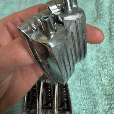Ludwig Lot of 10 Vintage WFL Large Classic Bass Drum or Tom Lugs #002 50s 60s - Chrome image 11