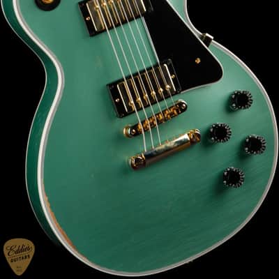 2024 - Gibson Custom Shop PSL Murphy Lab Les Paul Custom Heavy Aged Inverness Green 9.13 #CS400139 image 6