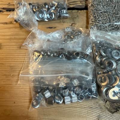 bulk lot of tuner Ferrules and bushings machine head screws for luthier repairs b image 5