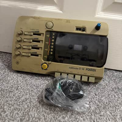 Fostex X14 Vintage Analog 4 Track Cassette Multitracker Recorder Portastudio [custom pitch mod] image 3