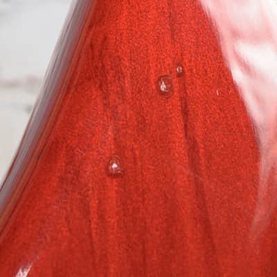 Squier - 2011 Vintage Modified Jaguar Bass Special Electric Bass Crimson Red Transparent - USED image 15