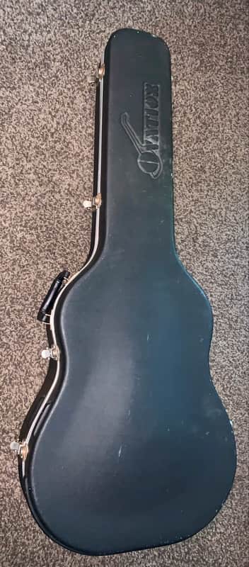 Ovation shallow bowl Acoustic Guitar Case 2010s - Black image 1