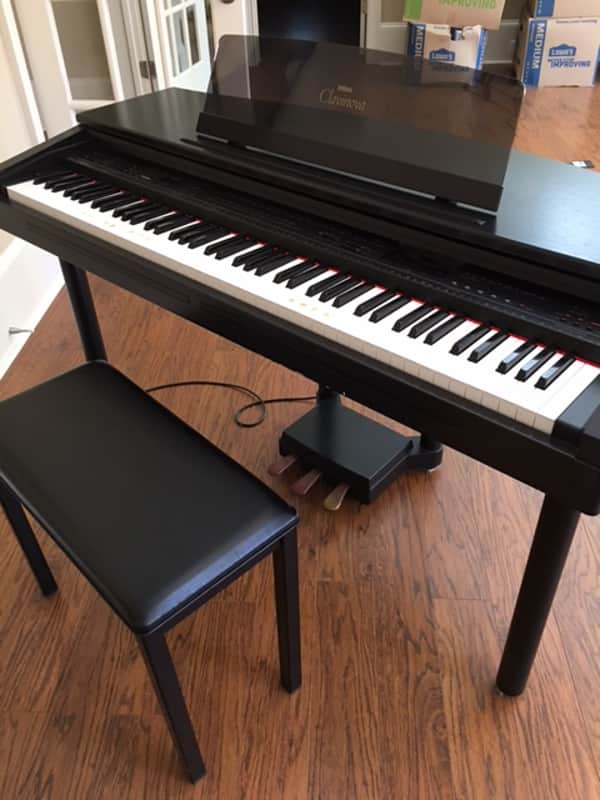YAMAHA CLAVINOVA CVP-70 LATE 80'S TO EARLY 90'S EBONY EXCELLENT PURCHASED NEW ONE OWNER RARELY PLAY image 1