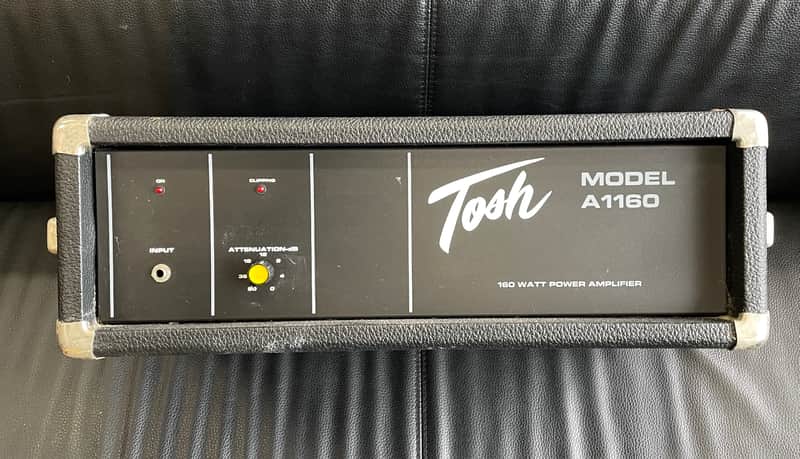 Tosh A1160 Mono Power Amplifier 1990s - Black image 1