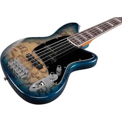 Ibanez Talman Bass Standard 5 String  Electric Bass - Cosmic Blue Starburst (TMB405TACBS) image 8