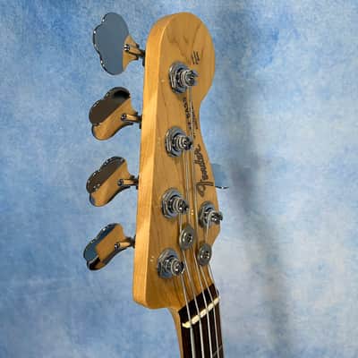 Fender MIJ Hybrid '60s Jazz Bass V 2020 Charcoal Frost Metallic image 8