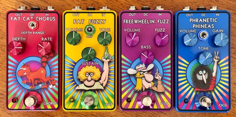 Fabulous Furry Freak Bros Collection Set (4 Pedals) - Chorus, Fuzz, BMP & OverDrive clones 2025 image 1