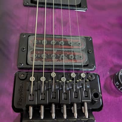 Schecter E-1 FR S Sustainiac 2024 - Trans Purple Burst image 7