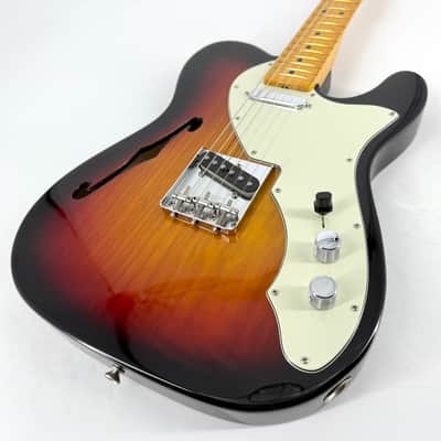 2020 Fender American Original 60s Telecaster Thinline – 3 Tone Sunburst image 2