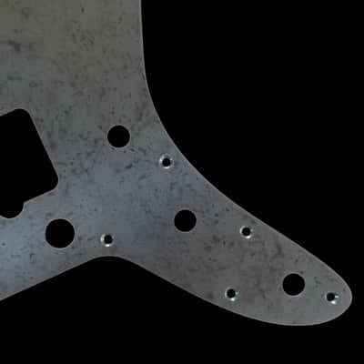 Jazzmaster Pickguard Scratchplate - USA 60s Vintage - Mottled Marine Aluminium - Made-to-Order image 4
