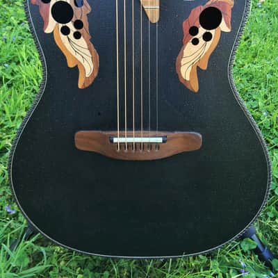 Ovation Adamas 1581-5 1999 Black Epaulet Cutaway image 1