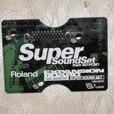 Roland SR-JV80-07 Super Sound Set Expansion Board 1990s - Green