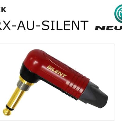 Curts Cords 18' Mogami Gold Guitar/Instrument cable with 1/4" Neutrik Gold Silent Right Angle to Straight Plugs image 5