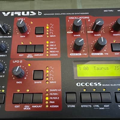 Access Virus B Desktop Digital Synthesizer early 2000 - Black image 7