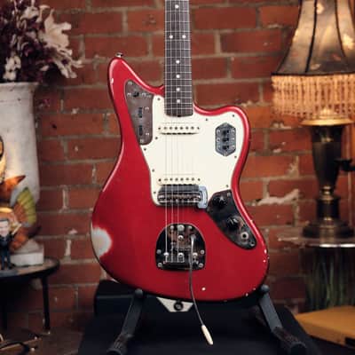 1964 Fender Jaguar - Candy Apple Red with Matching Headstock! image 2
