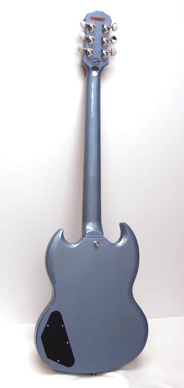 Epiphone TV Pelham Blue SG Custom Maestro Ltd Ed Electric Guitar