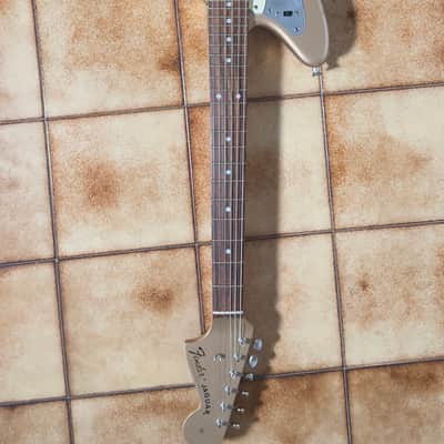 Fender JG-66 Rare Jaguar Reissue MIJ 2002 matching headstock shoreline gold japan set pickups MS Tornade 62’ image 9