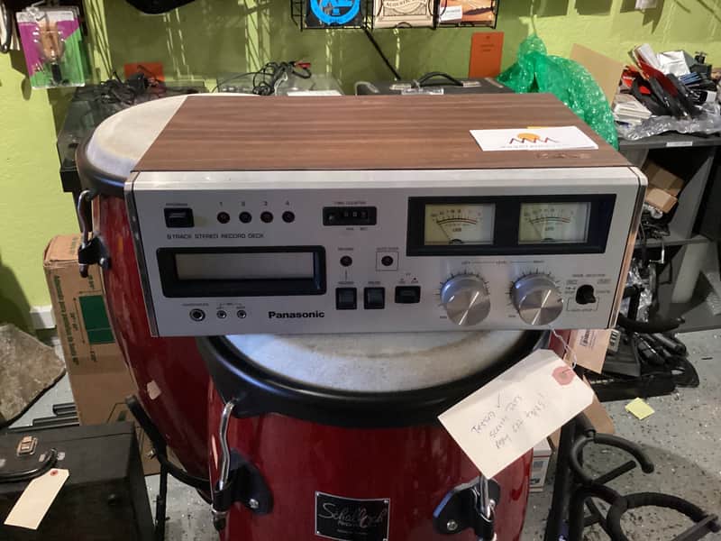 Rare Lecteur 8 Pistes PANASONIC RS-808 Vintage - Testé Et Fonctionnel
