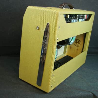 Vintage Sound by Rick Hayes Tweed Vintage 85 Tube Combo Guitar Amplifier 2x12 w/Cover Made In USA image 13