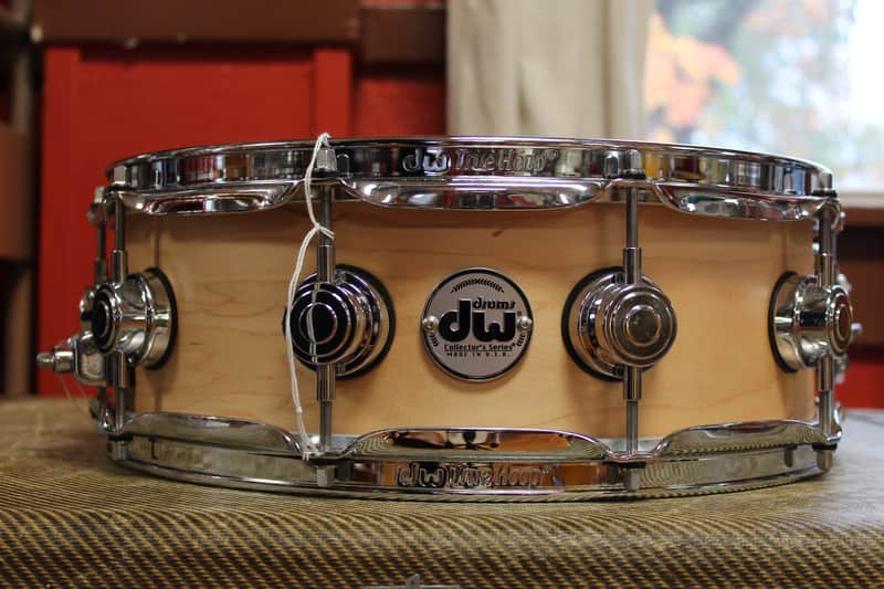 DW Collector's Maple Standard 5"x14 Snare Drum in Natural Maple image 1