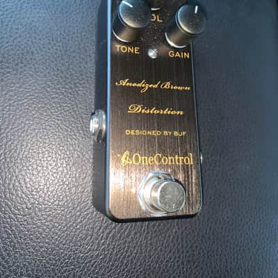 One Control Andized Brown Distortion Guitar effects pedal image 2