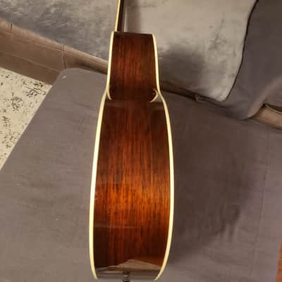 Santa Cruz Guitar Co. | OM Custom | Brazilian Rosewood & Tunnel 13 Redwood | Serial No. 4741 | Nitrocellulose image 17
